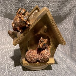 Vintage Inarco Japan 1960s Ceramic Squirrel Planter Vase